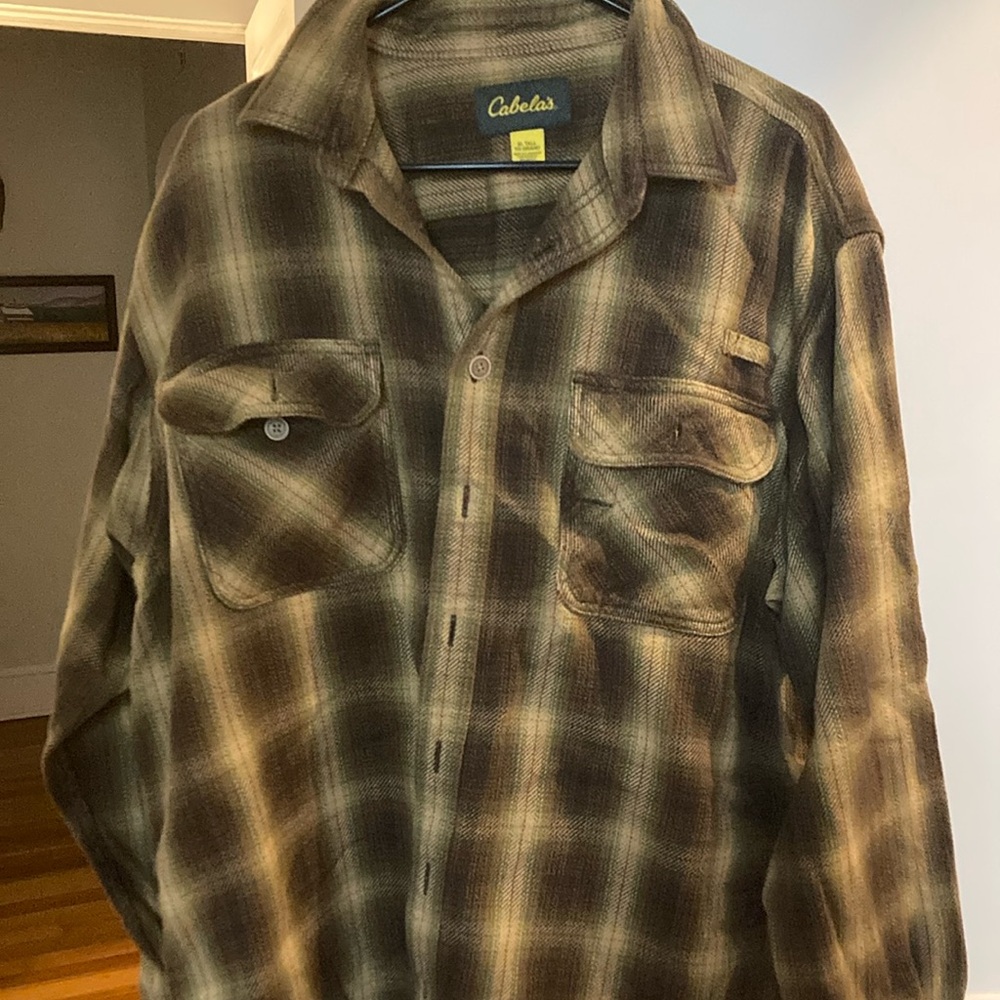 Cabela's Plaid Button-Up Shirt